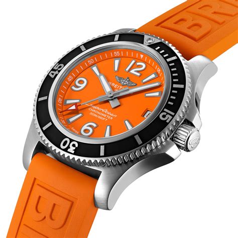 breitling superocean orange edition|breitling superocean automatic price.